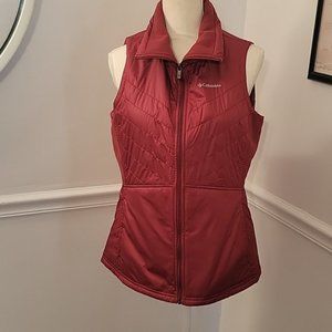 Columbia Vest Burgandy Womens Medium